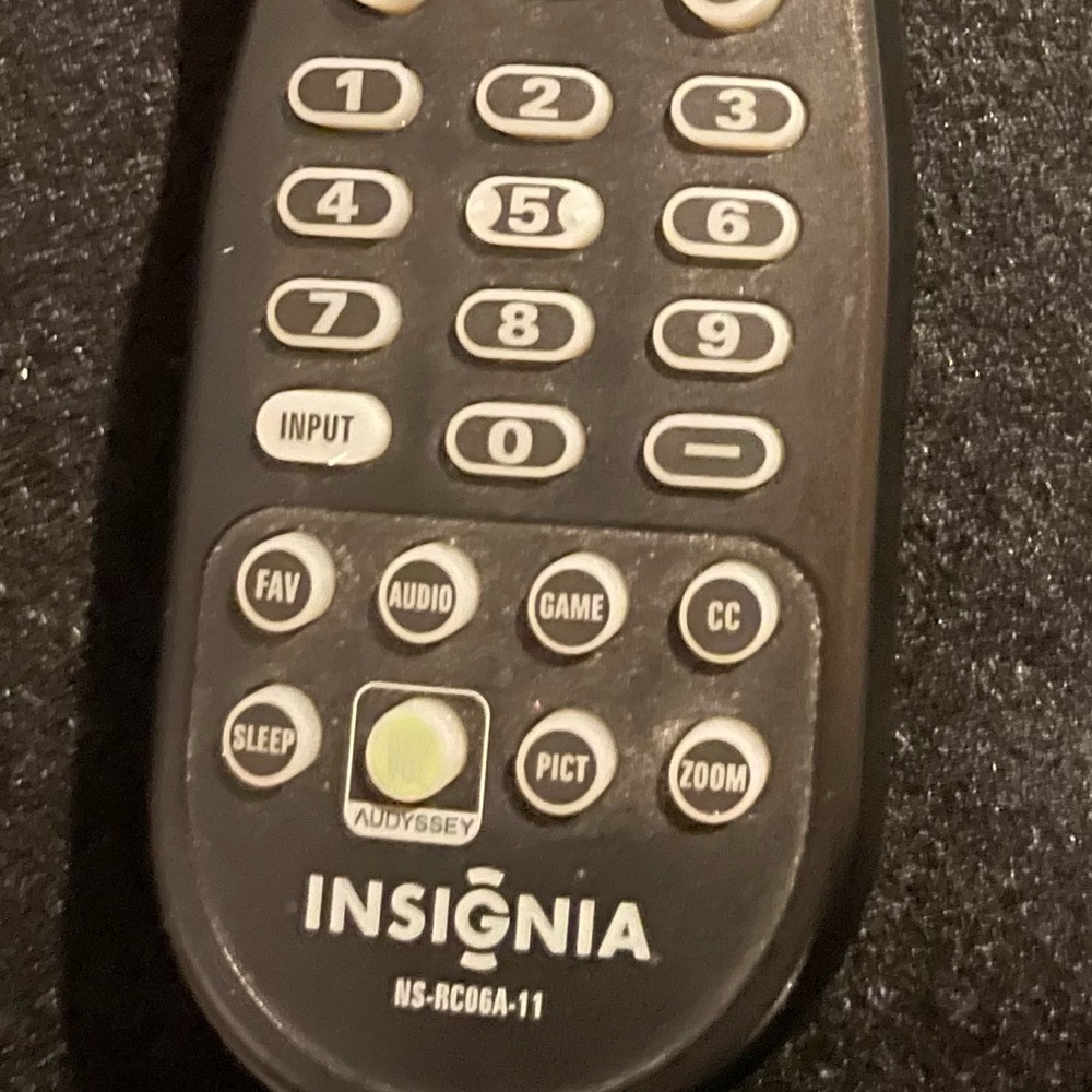 Insignia tv remote